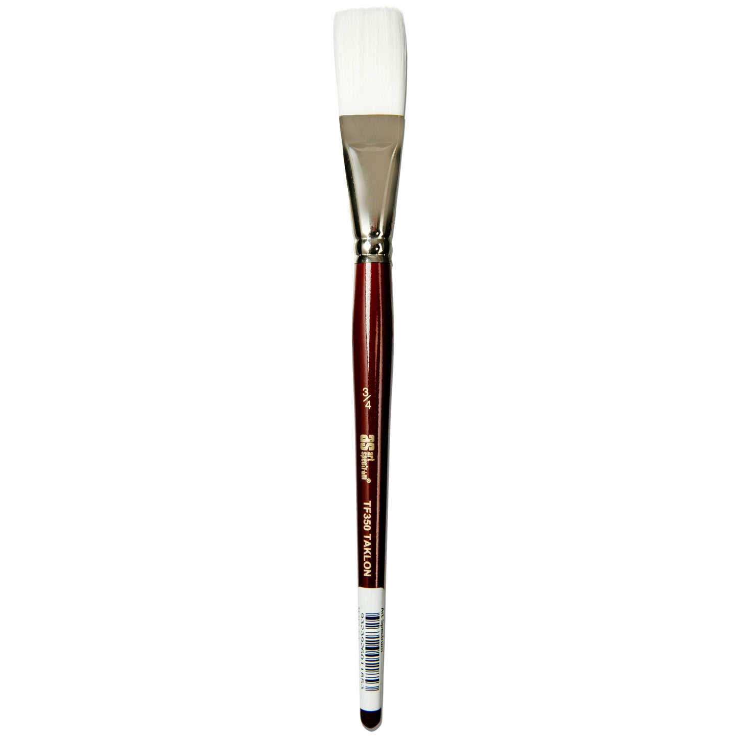 Light Gray Art Spectrum Brush Series Tf350 White Taklon - Flat Size - 3/4" Paint Brushes