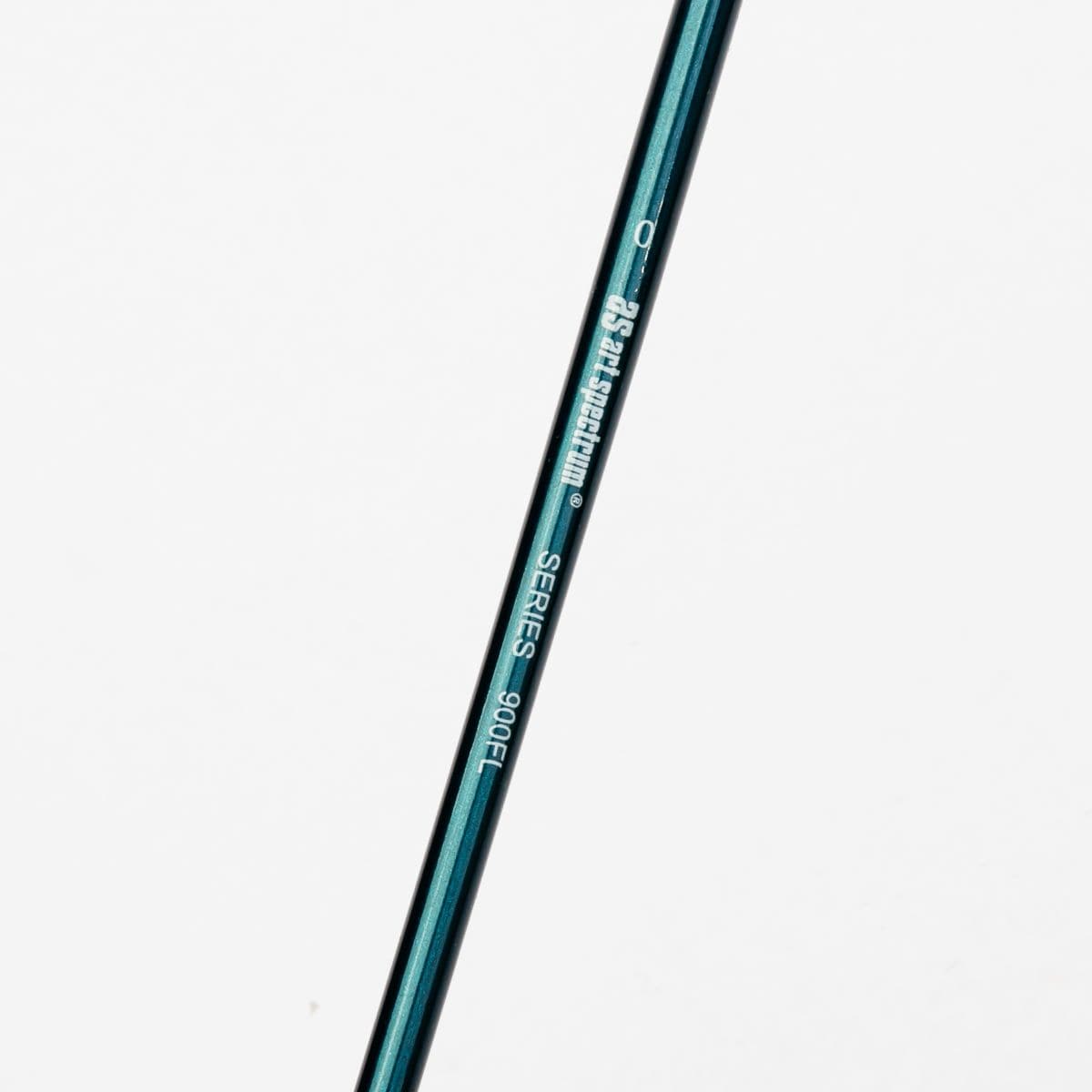 White Smoke Art Spectrum Brush Series 900 Interlocked Hog Bristle - Flat Size - 0 Paint Brushes