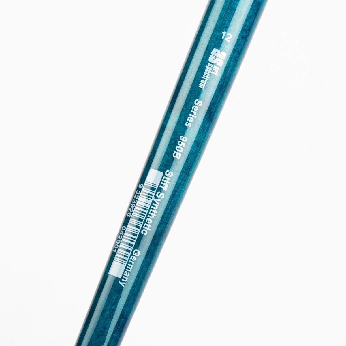 Dark Cyan Art Spectrum Series 950 Stiff Synthetic Brush Bright Size - 12 Paint Brushes