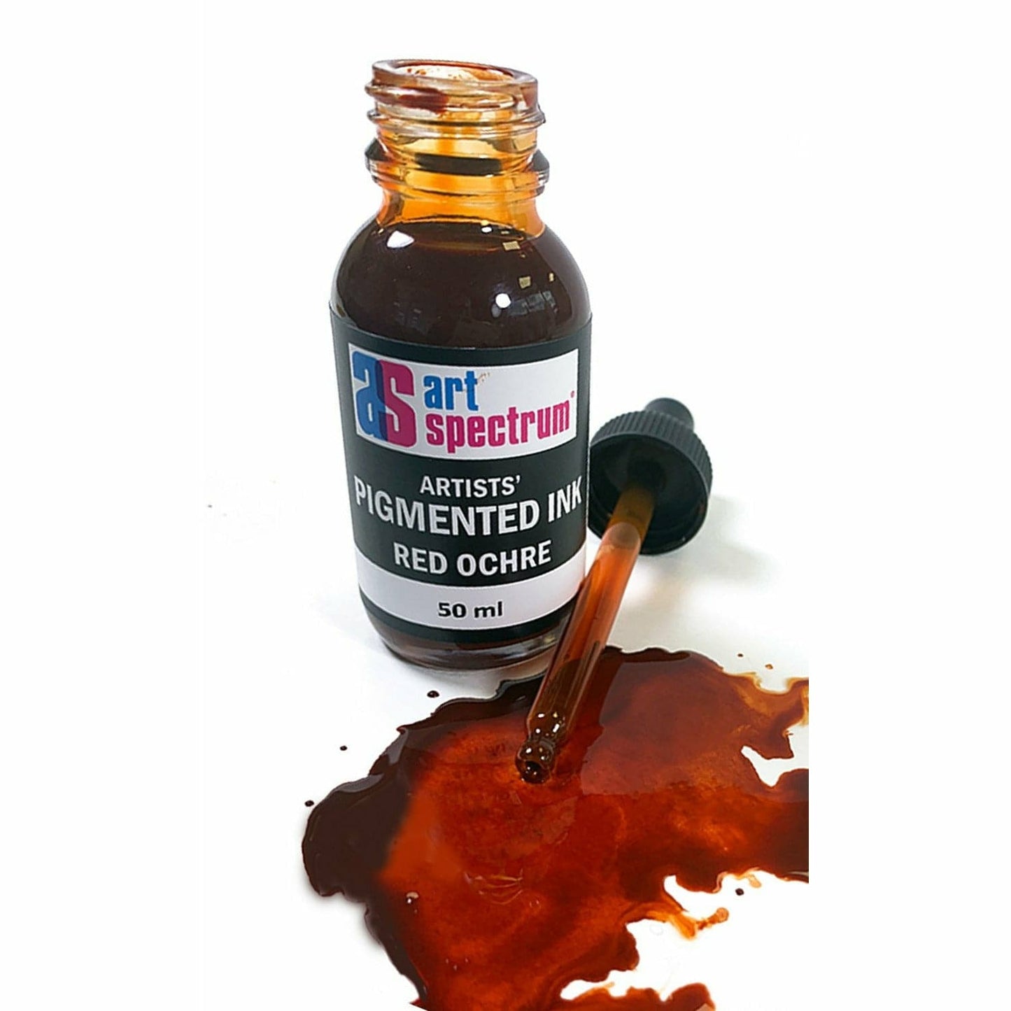 Dark Slate Gray Art Spectrum Pigmented Ink 50mL Red Ochre Inks