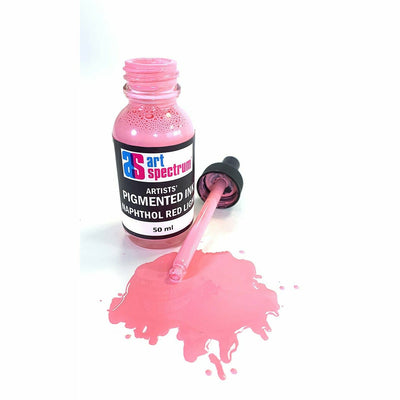 Light Pink Art Spectrum Pigmented Ink 50mL Naphthol Red Light Inks