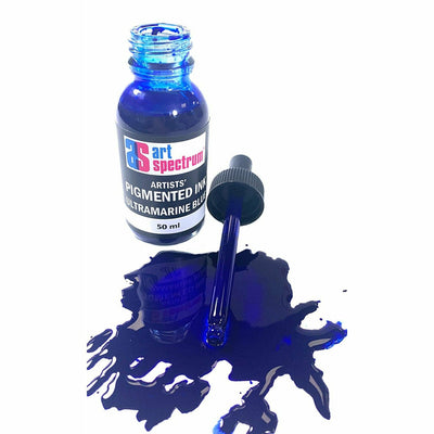 Midnight Blue Art Spectrum Pigmented Ink 50mL Ultramarine Blue Inks