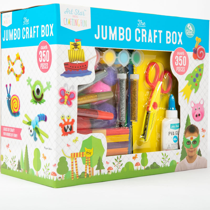 Gold Art Star Jumbo Craft Box (350+ Pieces) Kids Craft Kits