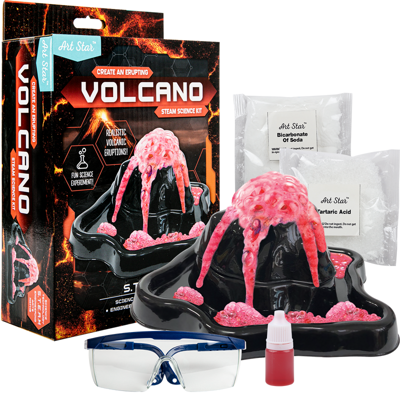 Black Art Star Create an Erupting Volcano STEAM Kit Kids STEM & STEAM Kits