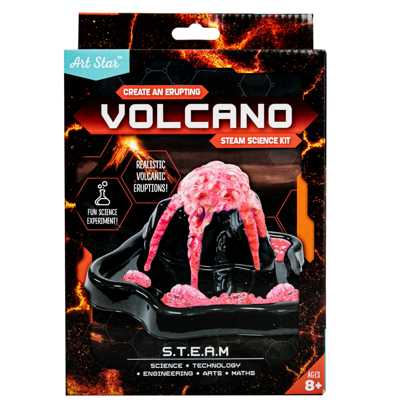 Black Art Star Create an Erupting Volcano STEAM Kit Kids STEM & STEAM Kits
