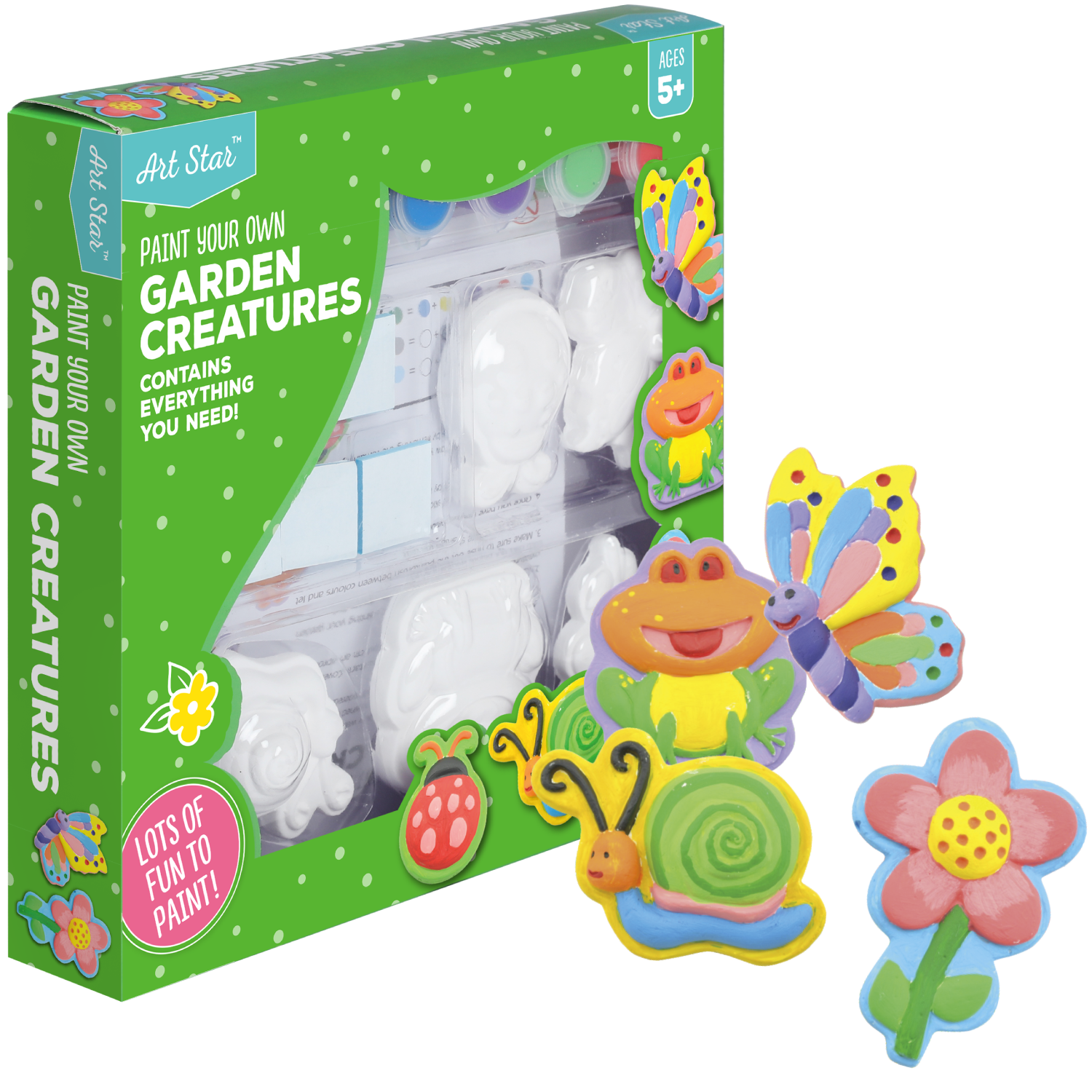 Art Star Paint Your Own Garden Creatures Activity Kit
