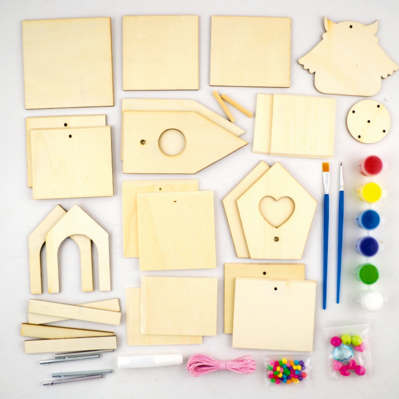 Antique White Art Star Create Your Own Wooden Garden Kit Kids Craft Kits