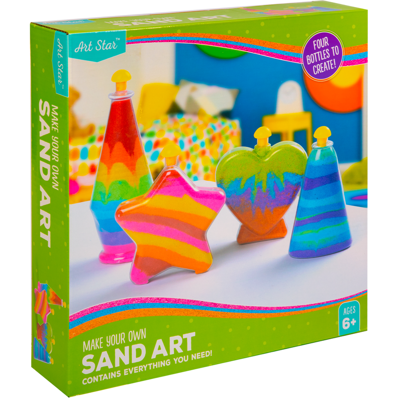 Gray Art Star Make Your Own Sand Art Kit Kids Craft Kits