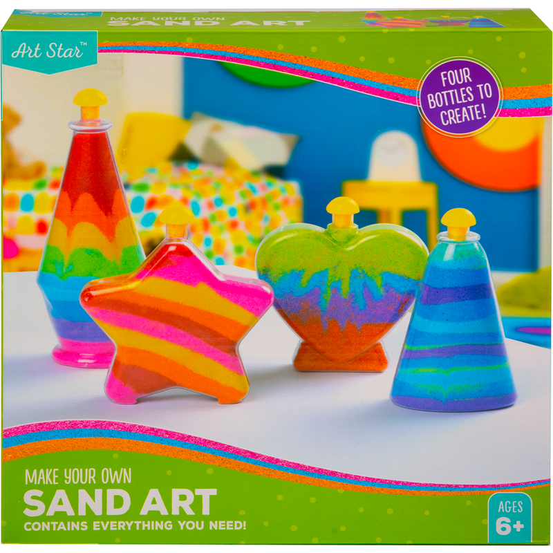 Dark Cyan Art Star Make Your Own Sand Art Kit Kids Craft Kits