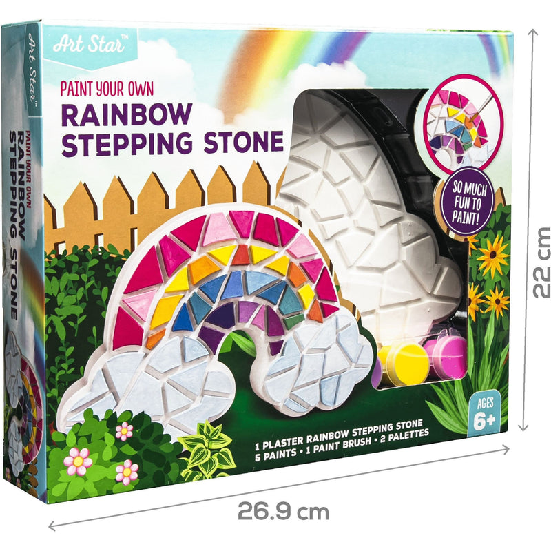 Medium Violet Red Art Star Paint Your Own Your Own Stepping Stone Rainbow Kids Craft Kits