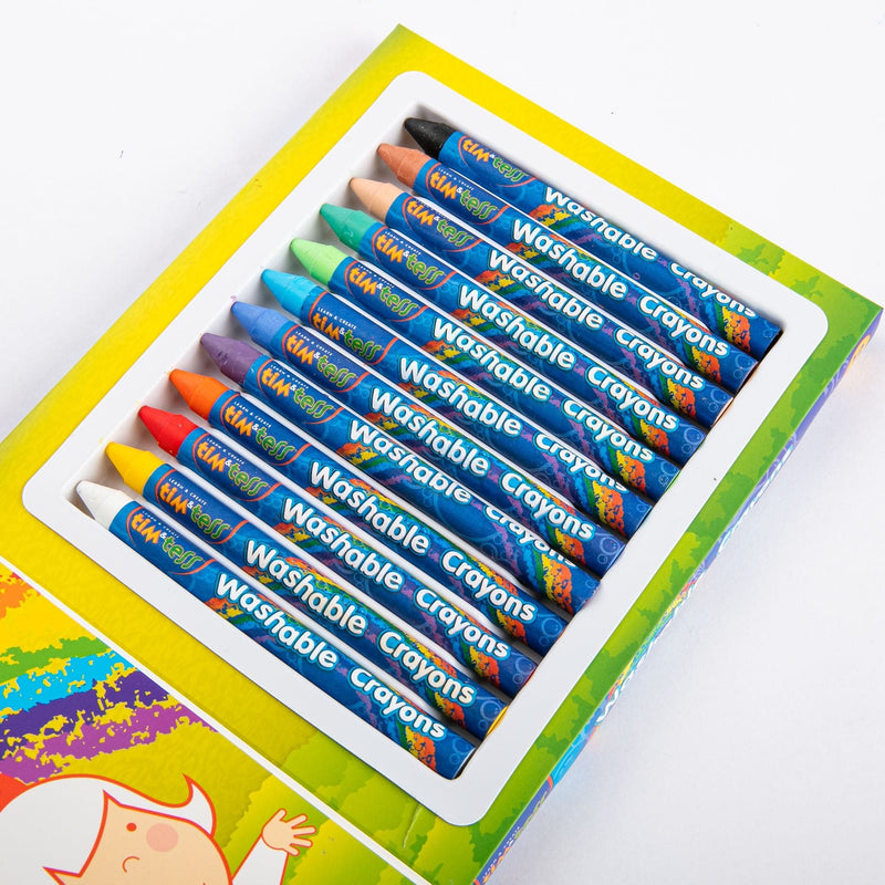 Dark Slate Blue Tim & Tess Washable Crayons (12 Pack) Kids Crayons