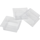 Light Gray Urban Crafter Cavity Soap Mould Square 3pc Soap Moulds