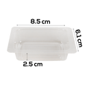 Light Gray Urban Crafter Cavity Soap Mould Rectangle 3pc Soap Moulds