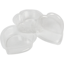 Light Gray Urban Crafter Cavity Soap Mould Heart 3pc Soap Moulds