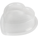 Light Gray Urban Crafter Cavity Soap Mould Heart 3pc Soap Moulds