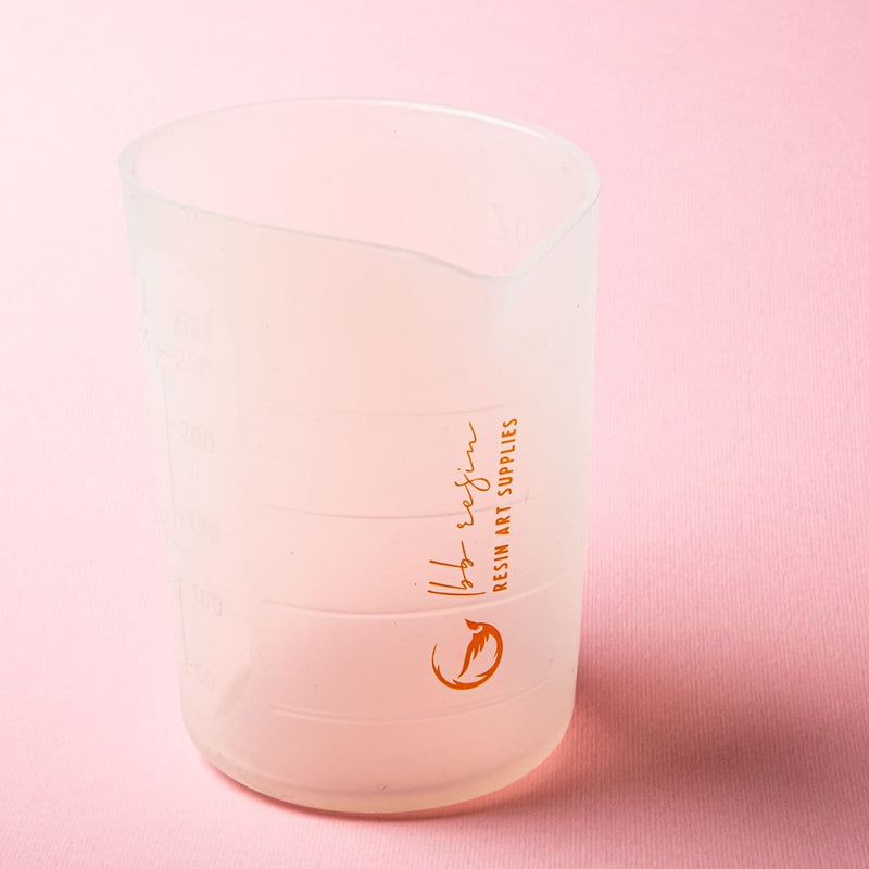 Misty Rose LBB Resin Accessory- Silicone Measuring & Mixing Cups 250ml Modelling and Casting Tools and Accessories