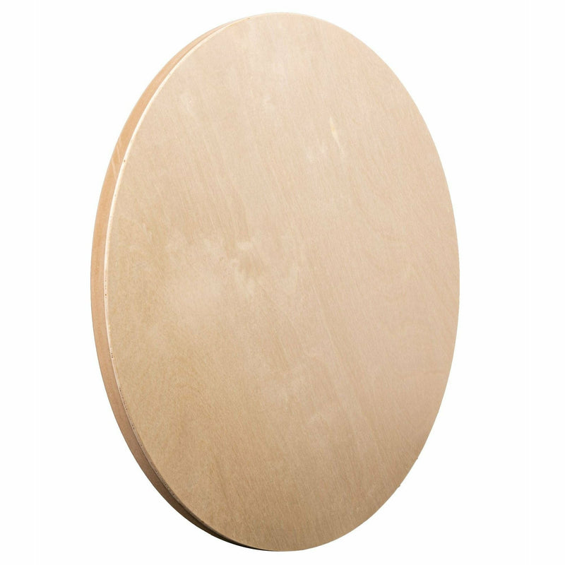 Tan Art Studio Round Wooden Panel 50cm Diameter 20mm Deep Canvas and Painting Surfaces