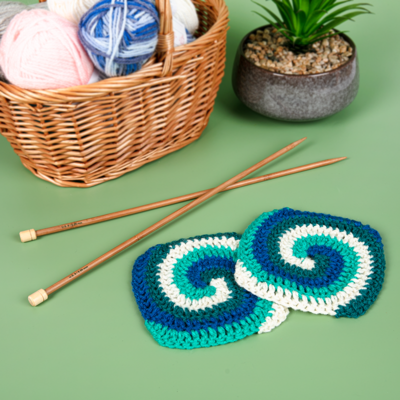 Dark Sea Green Urban Crafter 100% Premium Acrylic Yarn-Emerald, 8 Ply, 50g Knitting and Crochet Yarn
