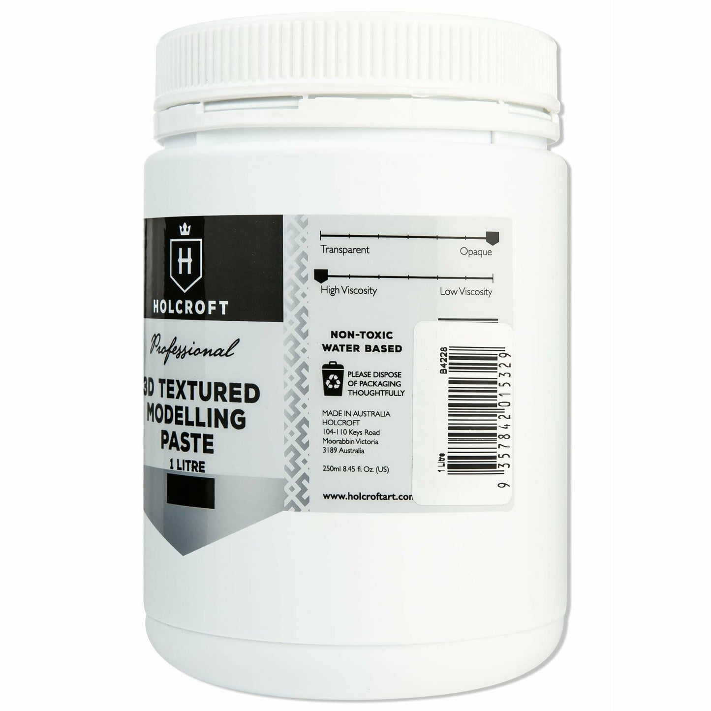 Lavender Holcroft 3D Texture Modelling Paste 1 Litre Acrylic Paints