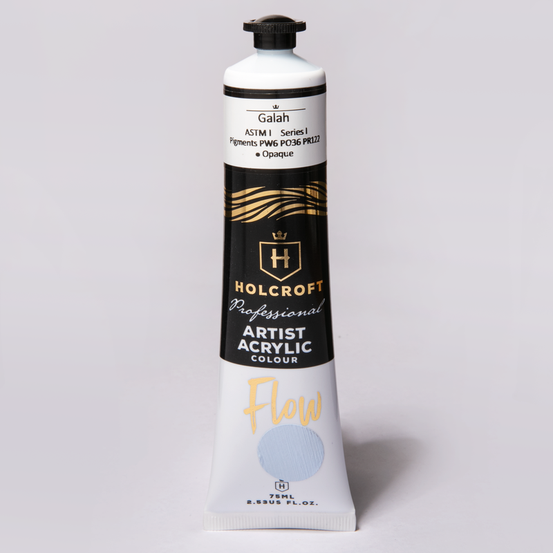 Light Gray Holcroft Professional Acrylic Flow Paint 75ml Australian Series Galah 75ml Series 1 Acrylic Paints