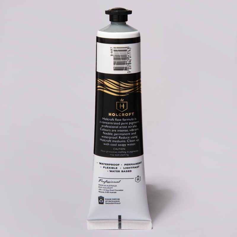 Light Gray Holcroft Professional Acrylic Flow Paint 75ml Pewter Series 4 Acrylic Paints