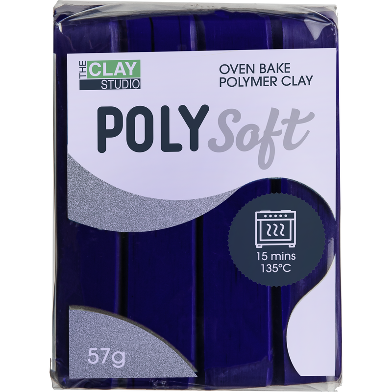 Light Gray The Clay Studio Polymer Clay Navy 57g Polymer Clay (Oven Bake)