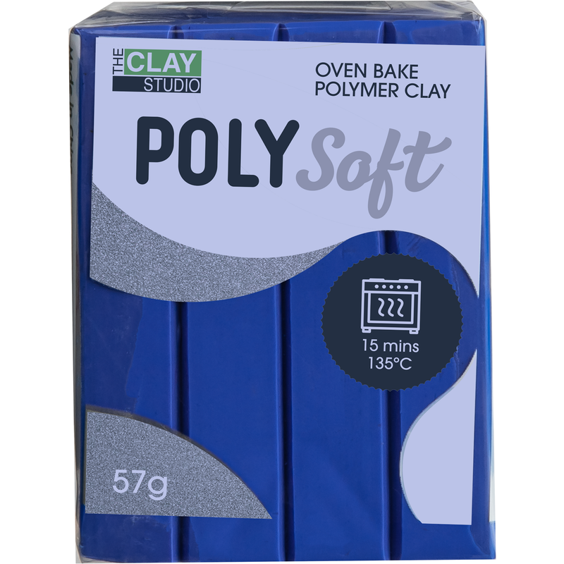 Dark Slate Blue The Clay Studio Polymer Clay Cornflower 57g Polymer Clay (Oven Bake)