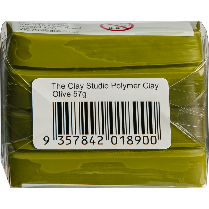 Olive Drab The Clay Studio Polymer Clay Olive 57g Polymer Clay (Oven Bake)