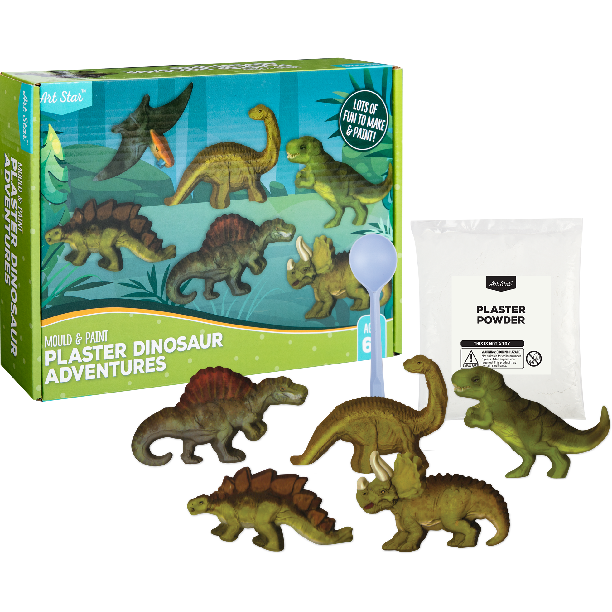 Mould and paint dinosaur hot sale kit