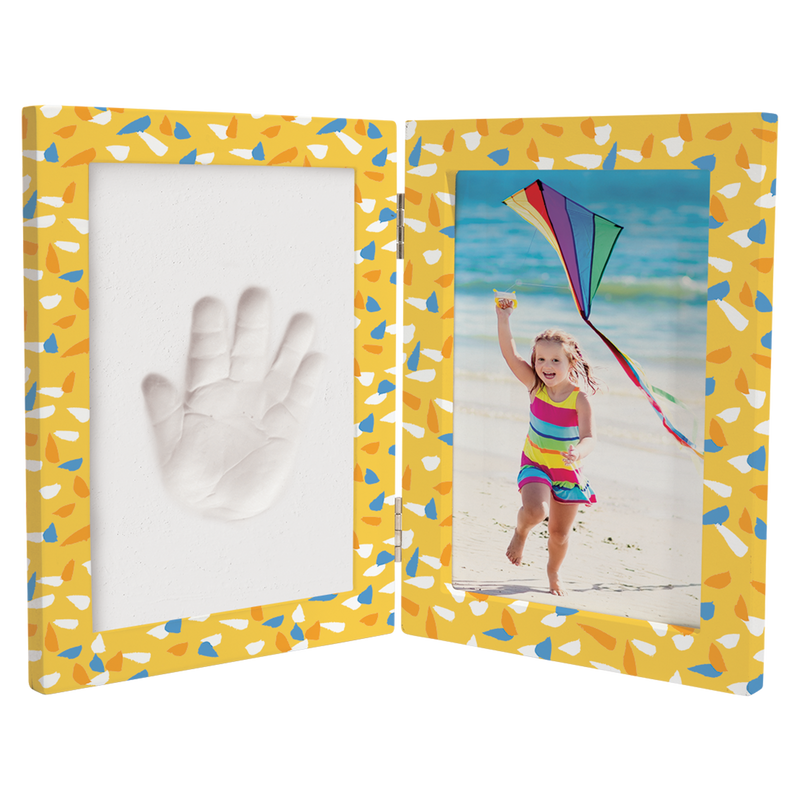 Light Gray Art Star Create Your Own Clay Handprint Photo Frame Kids Craft Kits