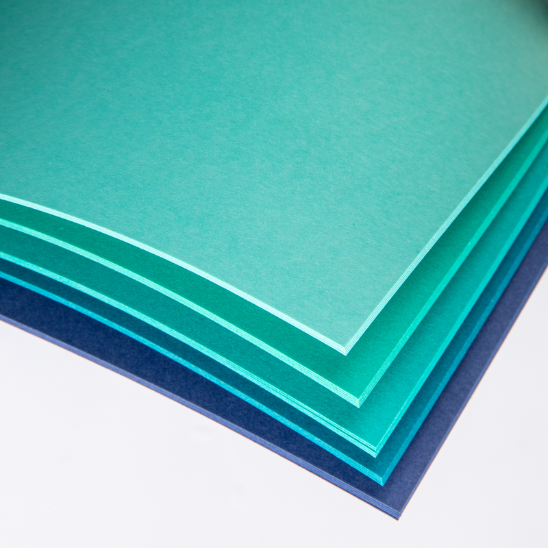 Light Sea Green The Paper Mill Coloured Core Smooth Cardstock 180gsm A4 25 Sheets Splash Paper Craft