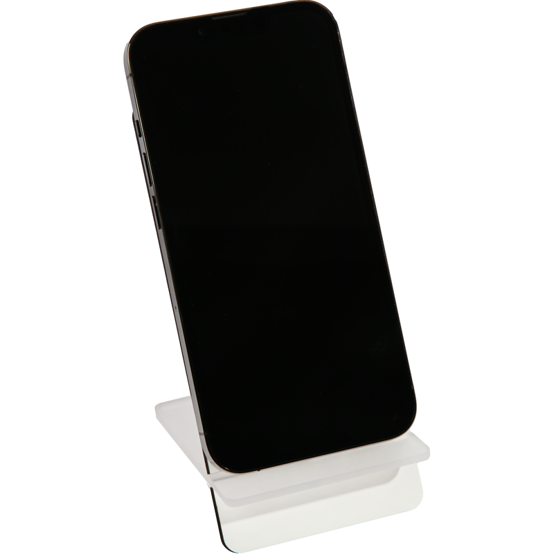 Light Gray Personalisable Hardboard Mobile Phone Display Stand 7x15cm Craft Basics