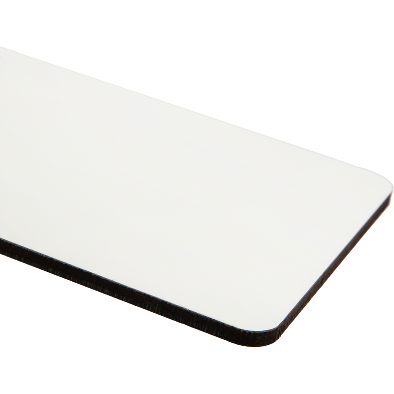 White Smoke Personalisable Hardboard Mobile Phone Display Stand 7x15cm Craft Basics