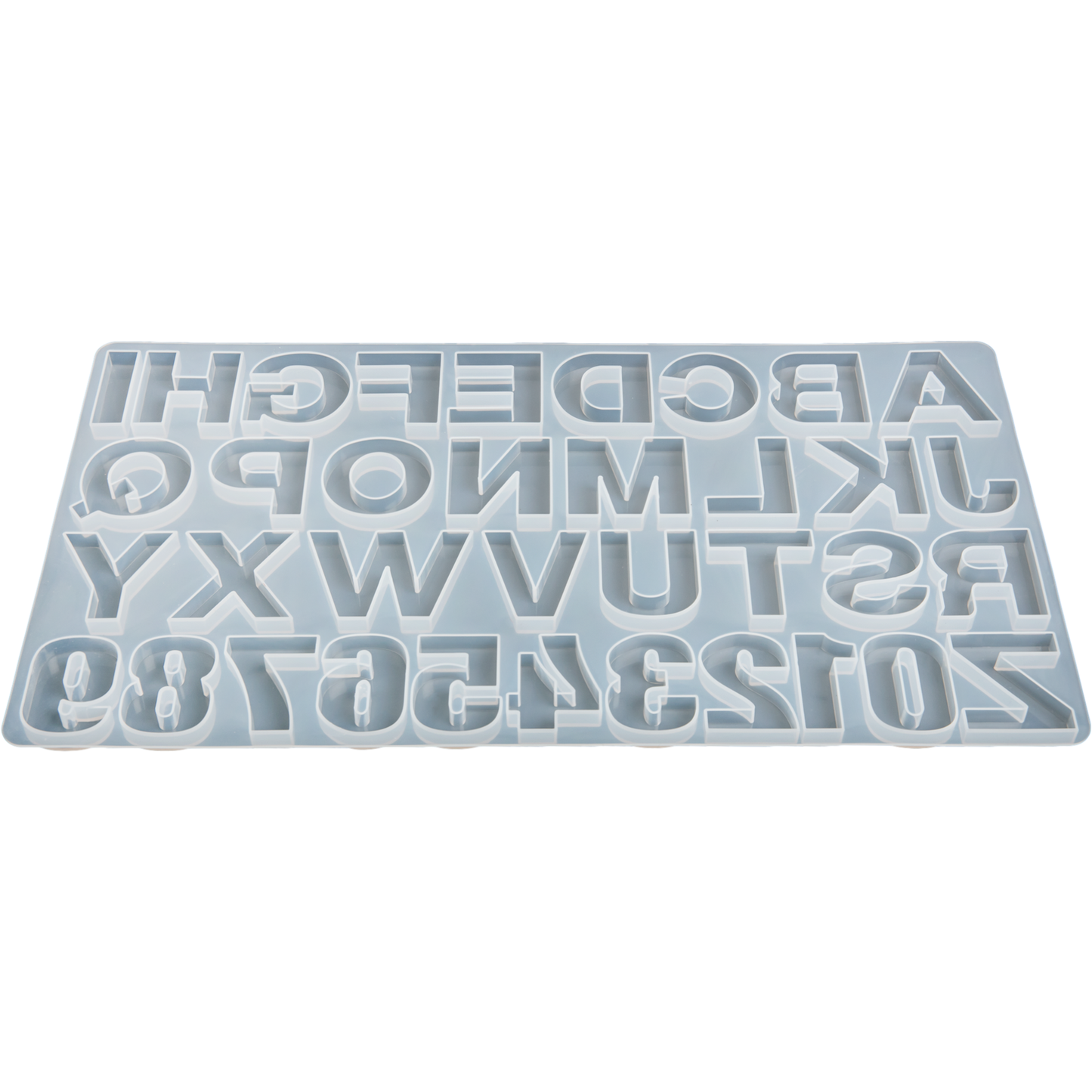 Gray Urban Crafter Silicone Mould-Alphabet & Number Mould Resin Moulds