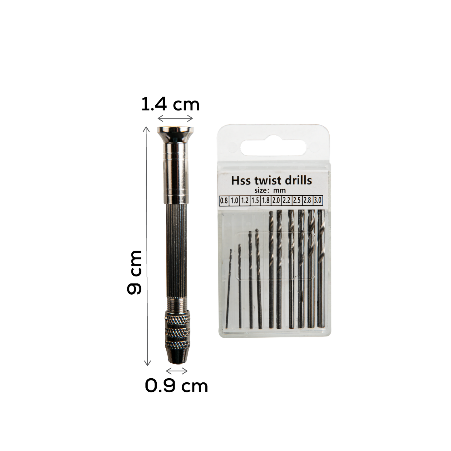Light Gray Urban Crafter Mini Hand Drill Resin Craft