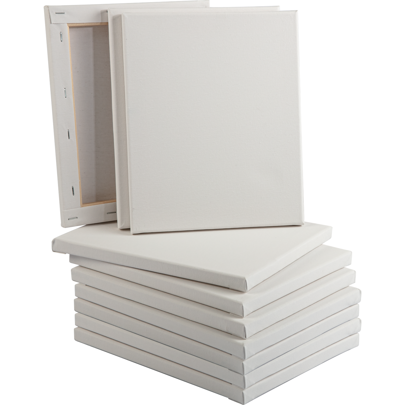Gray The Art Studio Thin Bar Canvas 8"x10" Carton of 10 Thin Bar Stretched Canvas