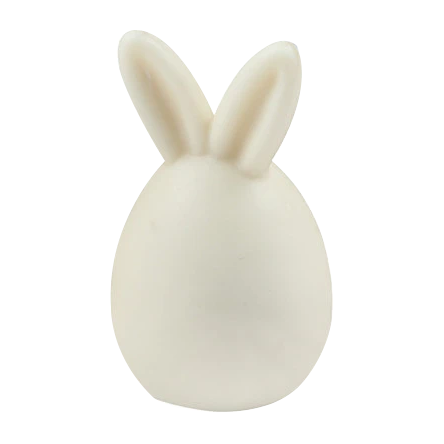 Light Gray Urban Crafter Easter Faceless Rabbit Candle Mould 12x8.5cm Resin Craft