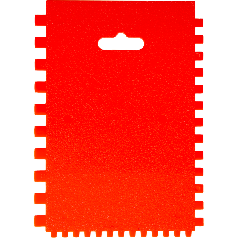 Red Urban Crafter Texture Spreader Tool with 4mm, 6mm, 8mm Notches All Resin Craft Supplies