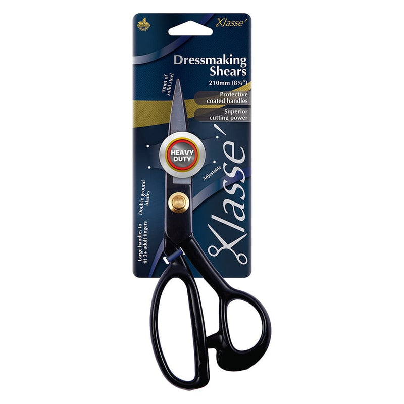 Dark Slate Gray Klasse Scissors Dressmaking Shears Rubber Coated Handles 210mm (8 1/4") Quilting and Sewing Tools and Accessories