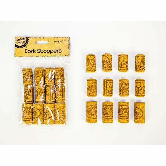 White Smoke Krafters Korner Wine Cork Stoppers 12 Pack Corks