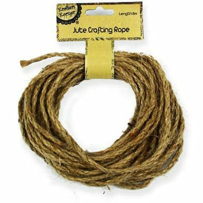 2 x Krafters Korner 8m Jute Crafting Rope