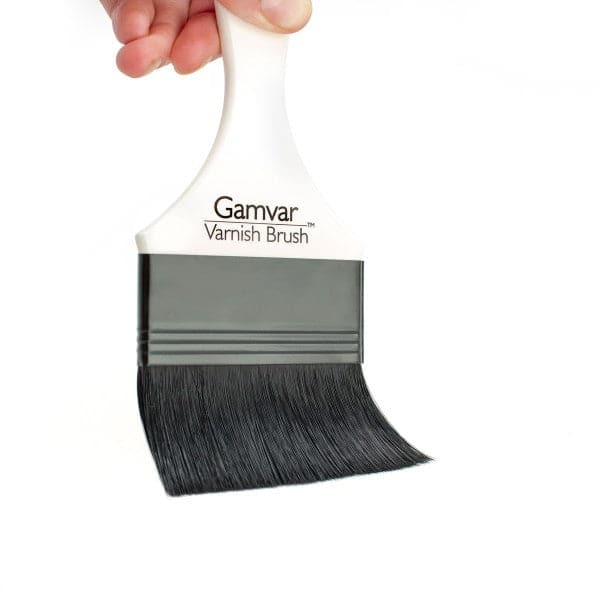 Dim Gray Gamblin Gamvar Varnish Brush 75mm Oil Paints