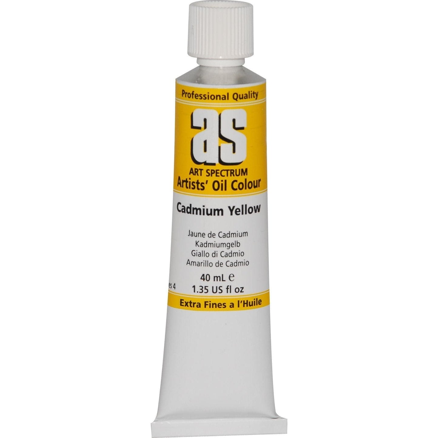 Goldenrod Art Spectrum Oil Paint 40mL Cadmium Yellow S4 Oil Paints