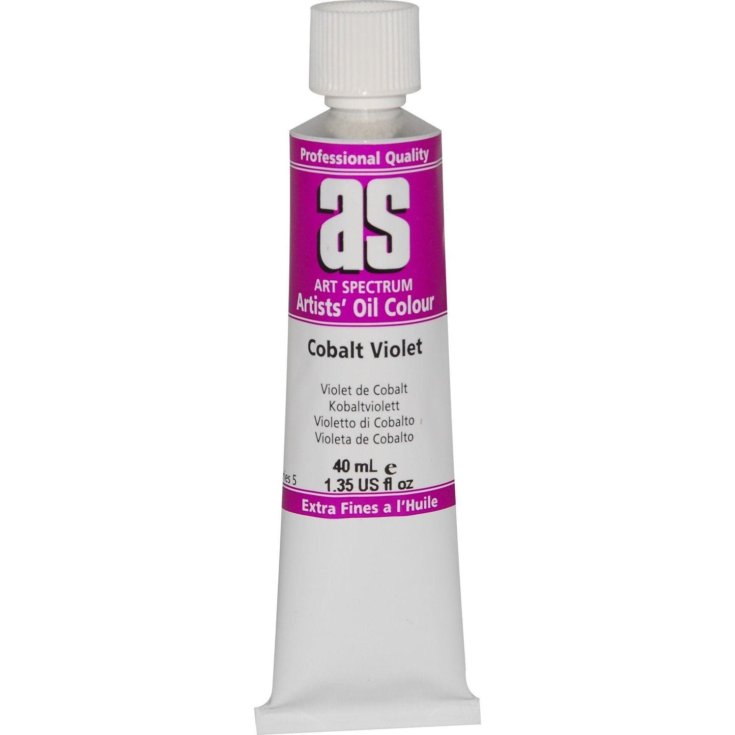 Maroon Art Spectrum Oil Paint 40mL Cobalt Violet S5 Oil Paints