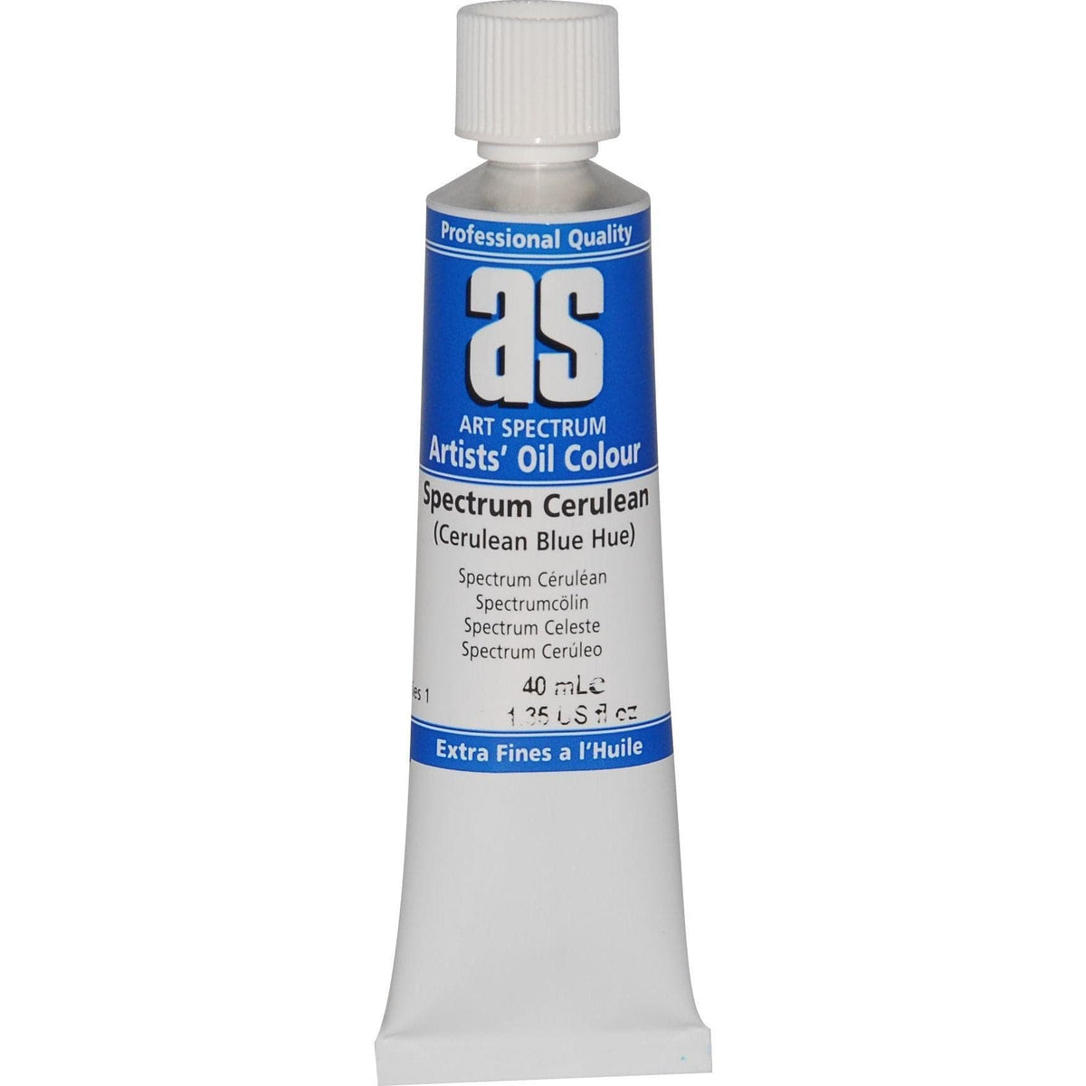 Dark Slate Blue Art Spectrum Oil Paint 40mL Spectrum Cerulean S1 Oil Paints