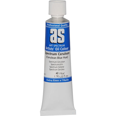 Dark Slate Blue Art Spectrum Oil Paint 40mL Spectrum Cerulean S1 Oil Paints