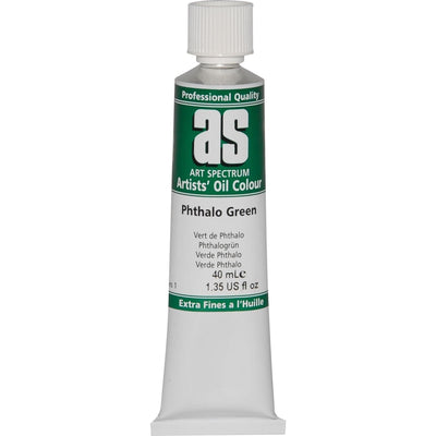 Dark Slate Gray Art Spectrum Oil Paint 40mL Phthalo Green S1 Oil Paints