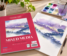 Lavender Mayart Mixed Media Pad, A3, 180GSM, 12 Sheets Pads
