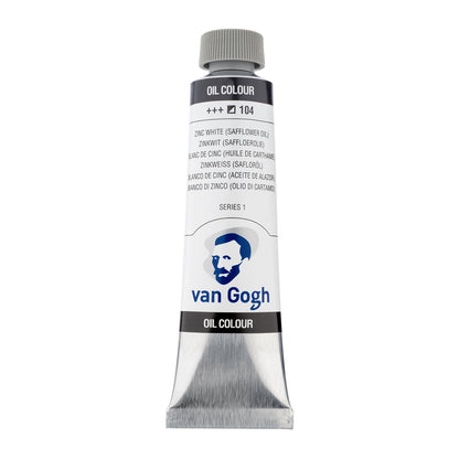 White Smoke Van Gogh Oil Paint, 40ml - 104 - Zinc White S1 Oil Paint