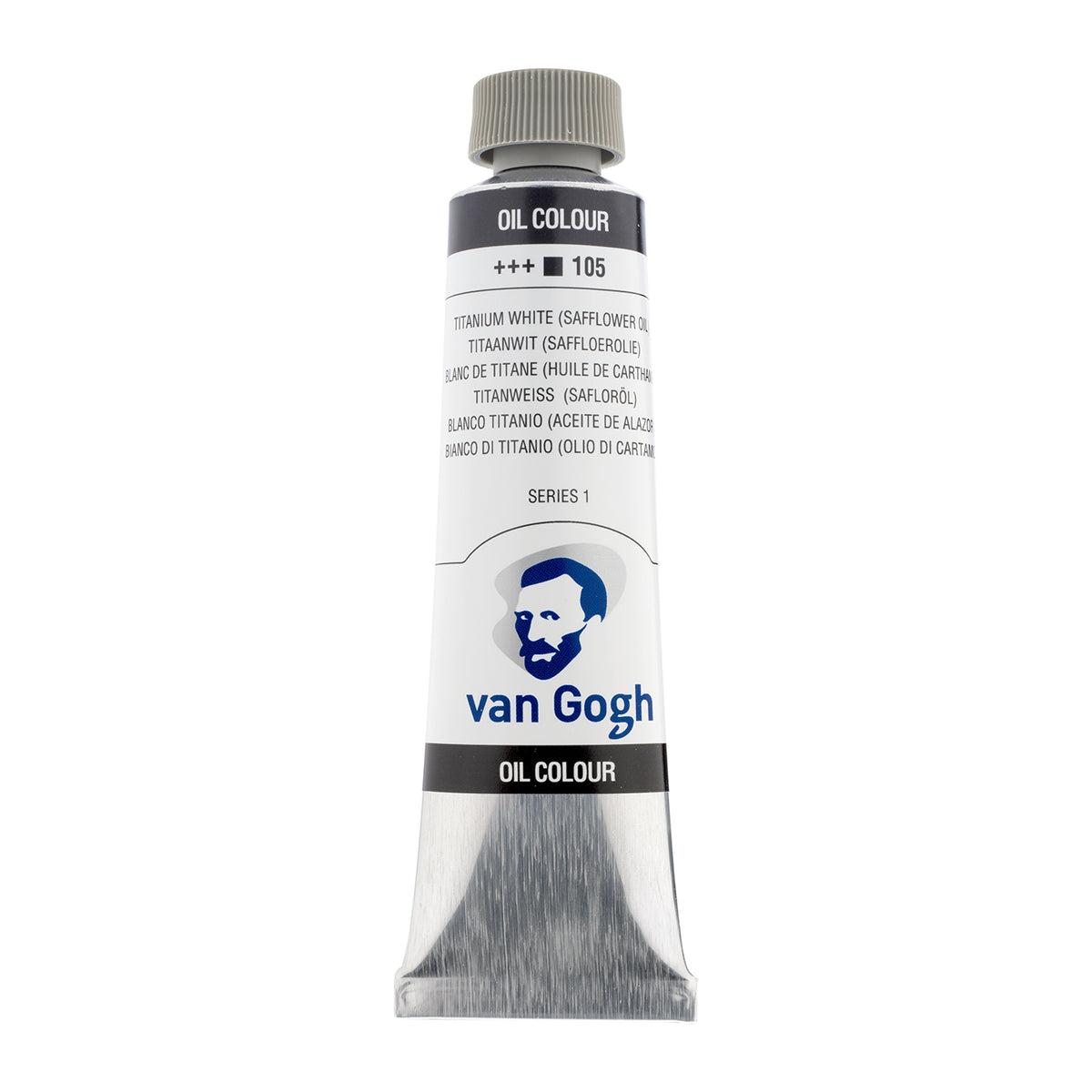White Smoke Van Gogh Oil Paint, 40ml - 105 - Titanium White S1 Oil Paint